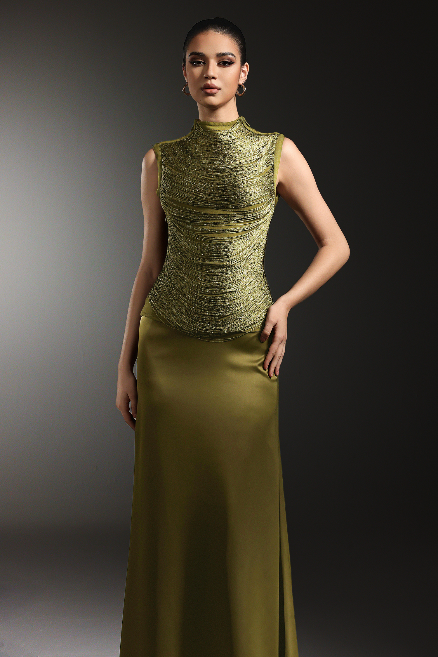 Siayh Sleeveless Tassels Bandage Maxi Two Piece Set image 5