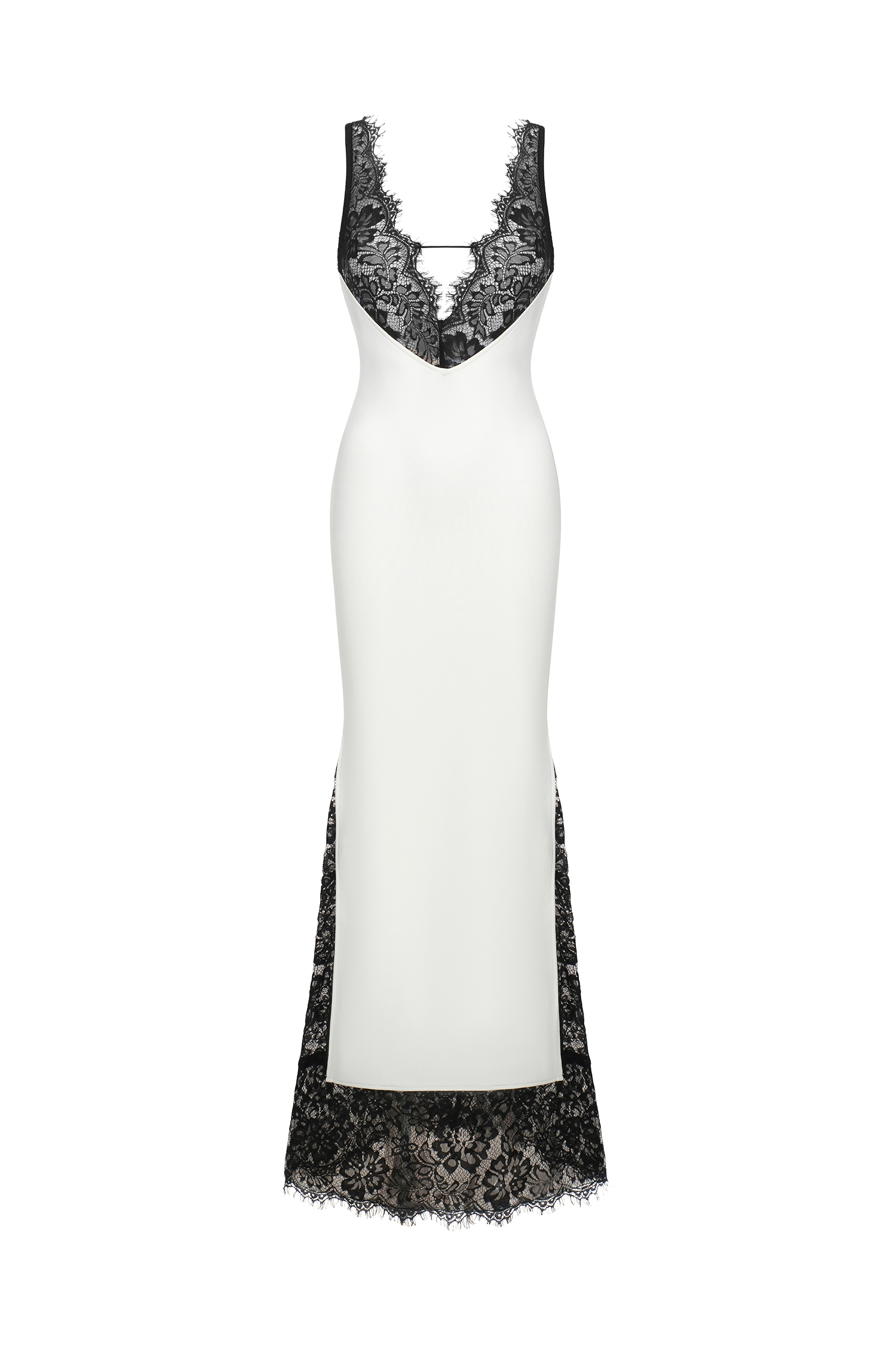 Gunnhild Lace Deep V Maxi Dress image 1