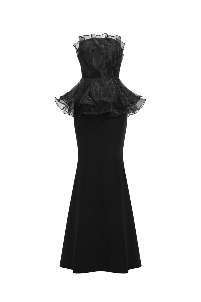 Oria Sleeveless Fishtail Bandage Maxi Dress