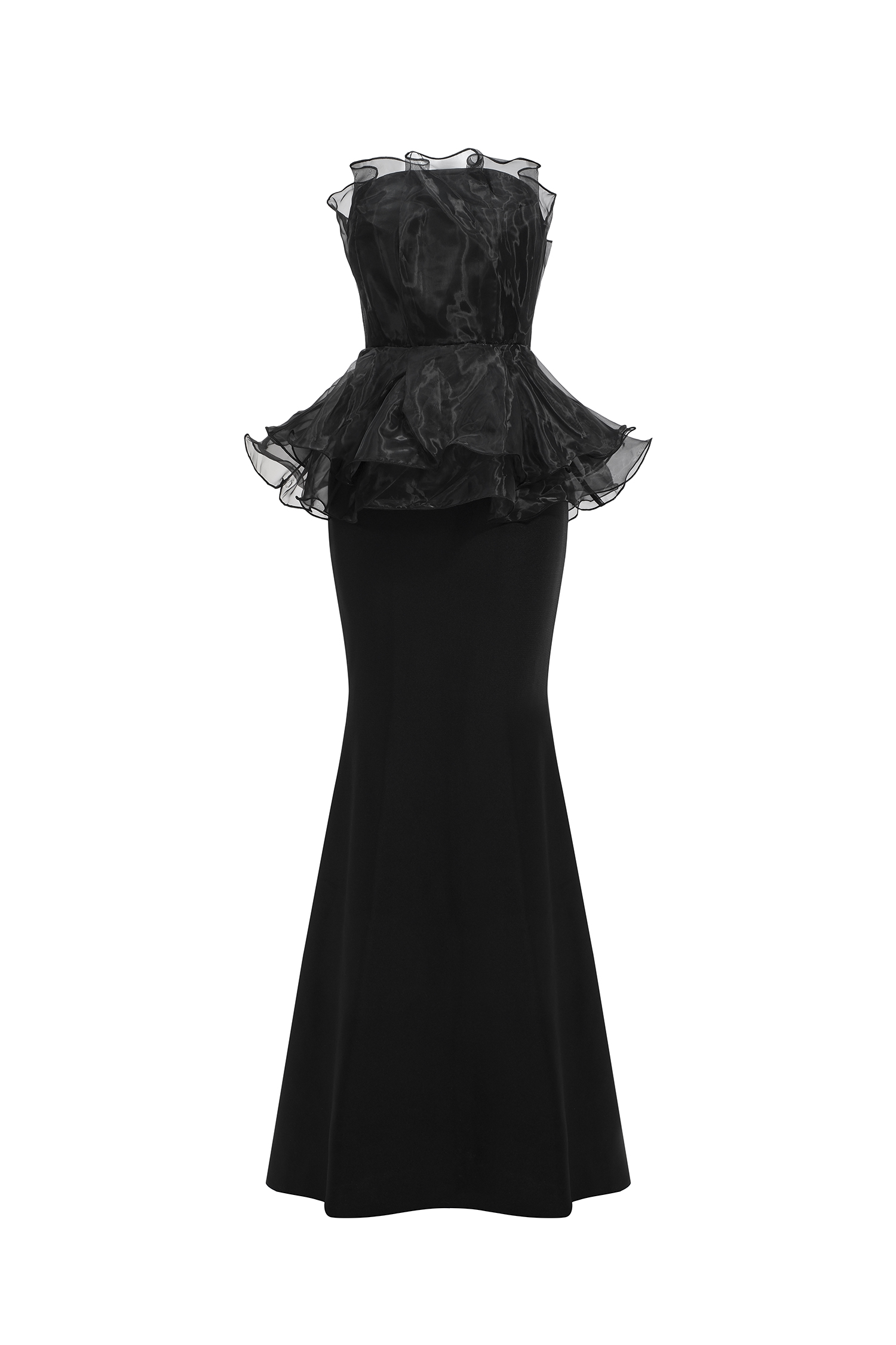Oria Sleeveless Fishtail Bandage Maxi Dress image 1